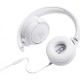 HEADPHONES  TUNE 500 ΜΕ ΜΙΚΡΟΦΩΝΟ WHITE